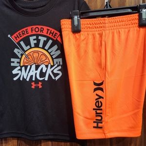 🆕️ Under Armour Tee and Short by Hurley